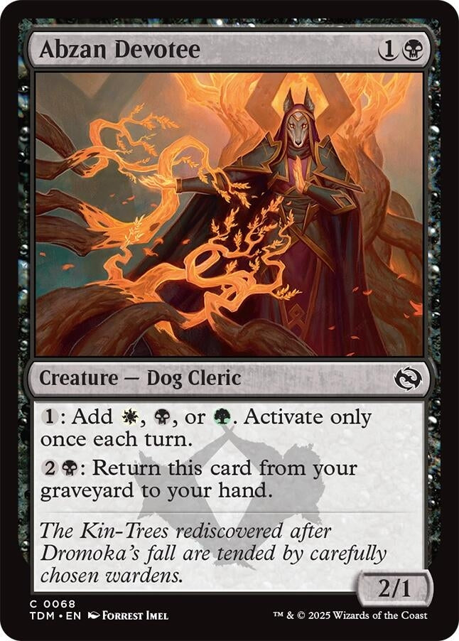 Image for Abzan Devotee (Tarkir: Dragonstorm) (68) - Magic: The Gathering