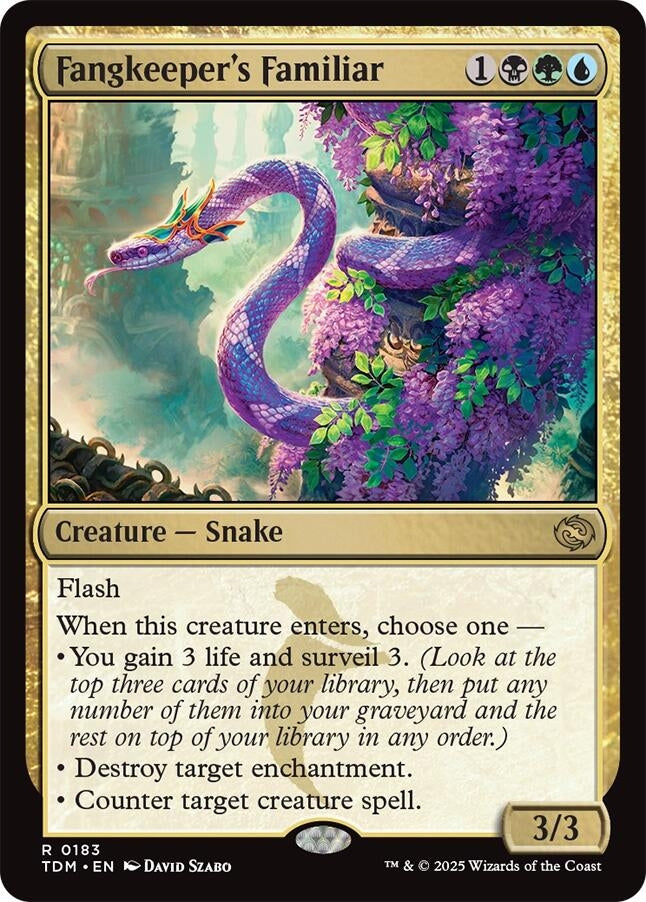 Image for Fangkeeper's Familiar (Tarkir: Dragonstorm) (183) - Magic: The Gathering