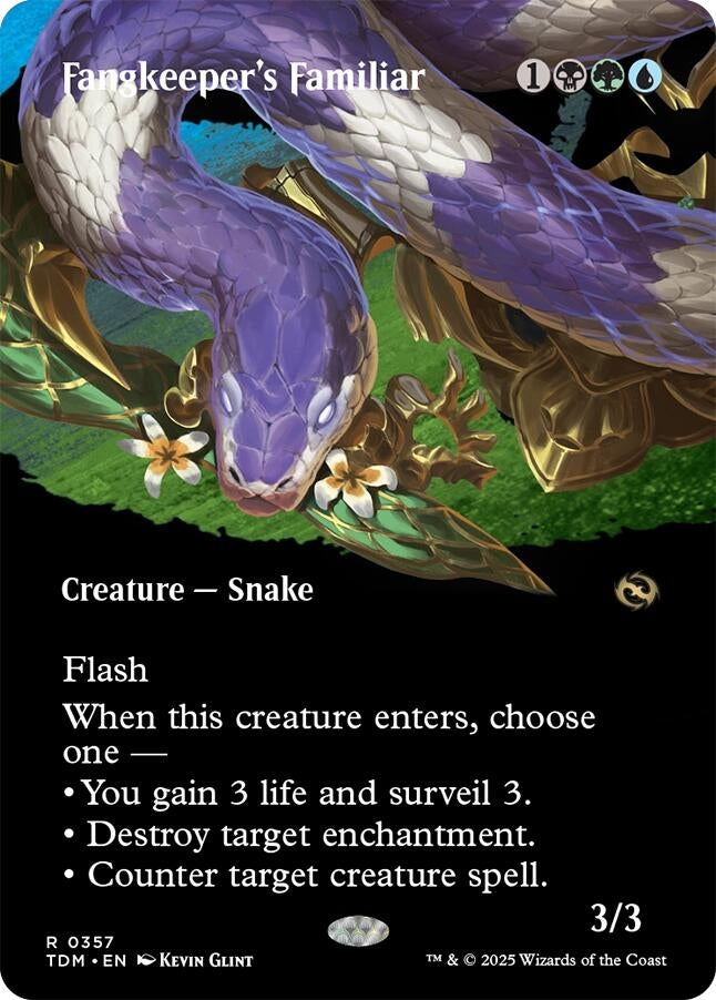 Image for Fangkeeper's Familiar (Borderless) (Tarkir: Dragonstorm) (357) - Magic: The Gathering