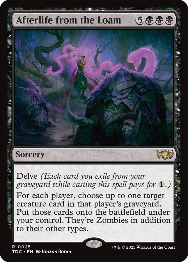 Image for Afterlife from the Loam (Commander: Tarkir: Dragonstorm) (25) - Magic: The Gathering