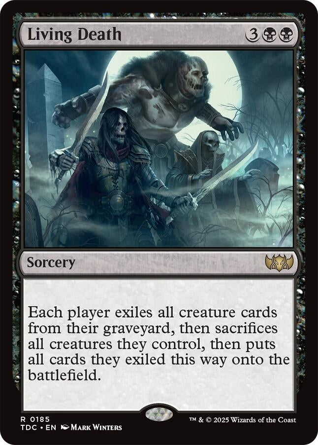 Image for Living Death (Commander: Tarkir: Dragonstorm) (185) - Magic: The Gathering