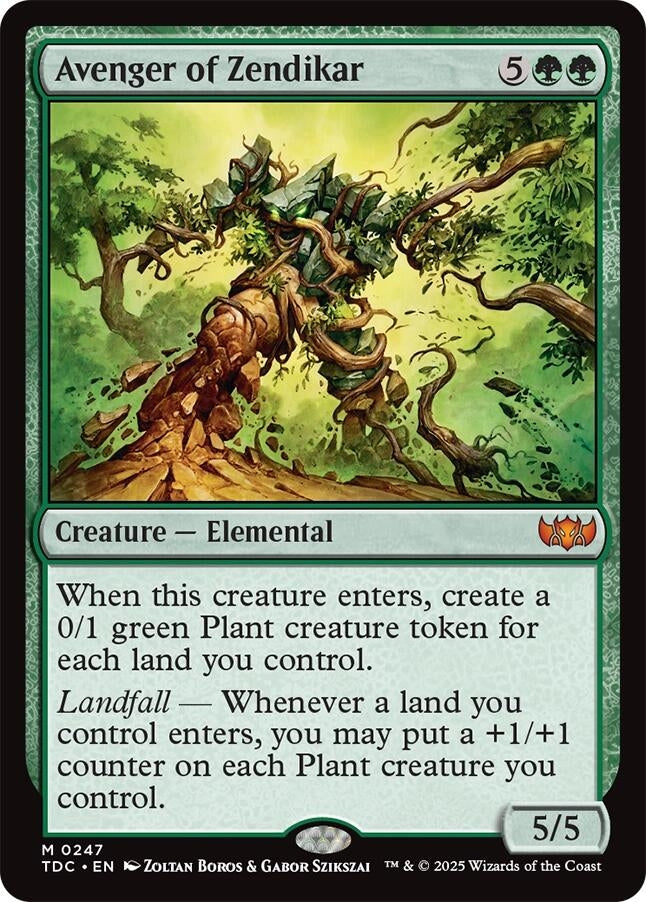 Image for Avenger of Zendikar (Commander: Tarkir: Dragonstorm) (247) - Magic: The Gathering