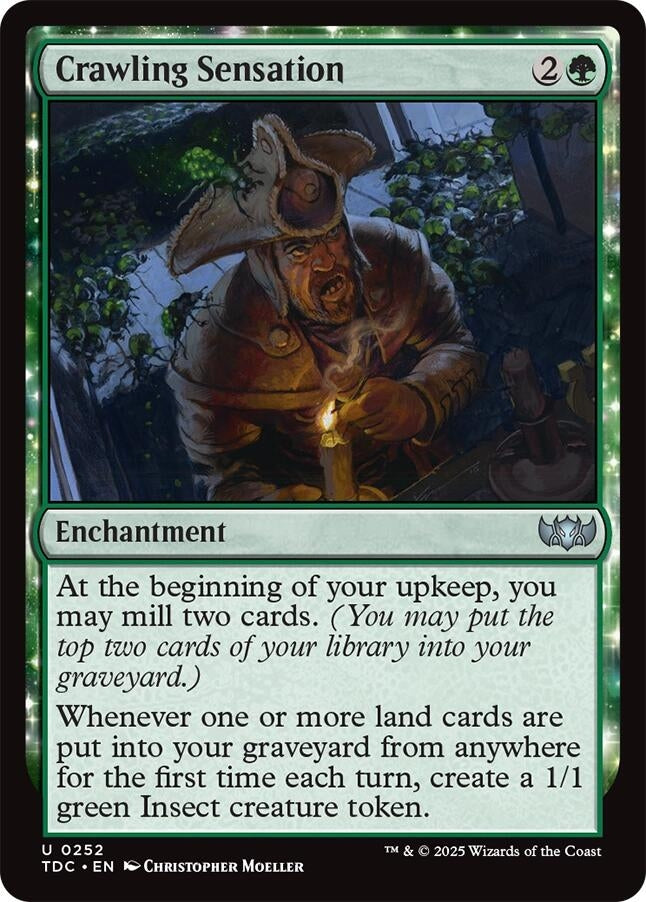 Image for Crawling Sensation (Commander: Tarkir: Dragonstorm) (252) - Magic: The Gathering