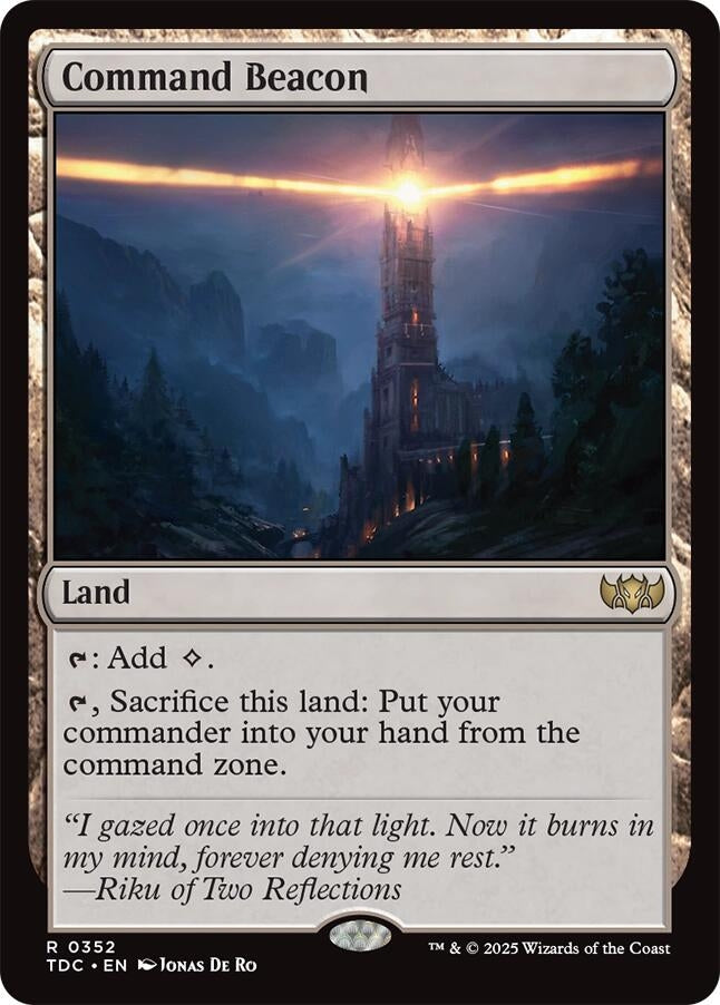 Image for Command Beacon (Commander: Tarkir: Dragonstorm) (352) - Magic: The Gathering