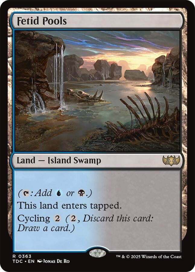 Image for Fetid Pools (Commander: Tarkir: Dragonstorm) (363) - Magic: The Gathering