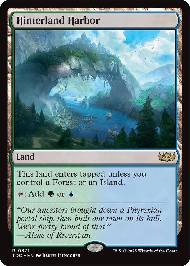Image for Hinterland Harbor (Commander: Tarkir: Dragonstorm) (371) - Magic: The Gathering