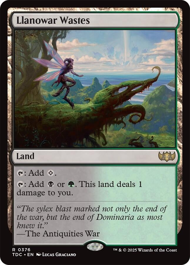 Image for Llanowar Wastes (Commander: Tarkir: Dragonstorm) (376) - Magic: The Gathering