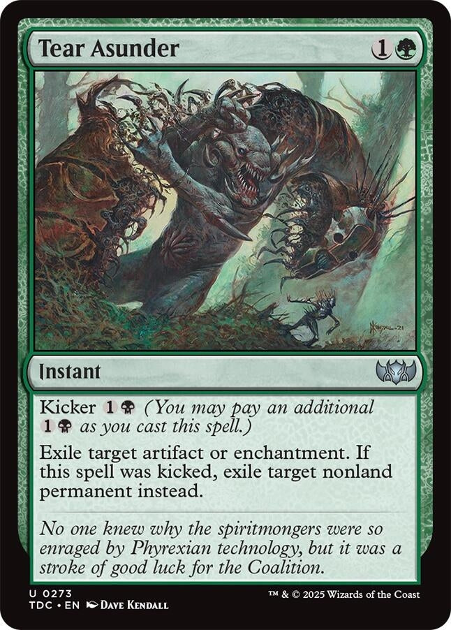 Image for Tear Asunder (Commander: Tarkir: Dragonstorm) (273) - Magic: The Gathering
