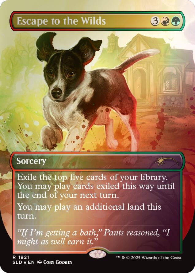 Image for Escape to the Wilds (1921) (Rainbow Foil) (Secret Lair Drop Series) (1921) - Magic: The Gathering