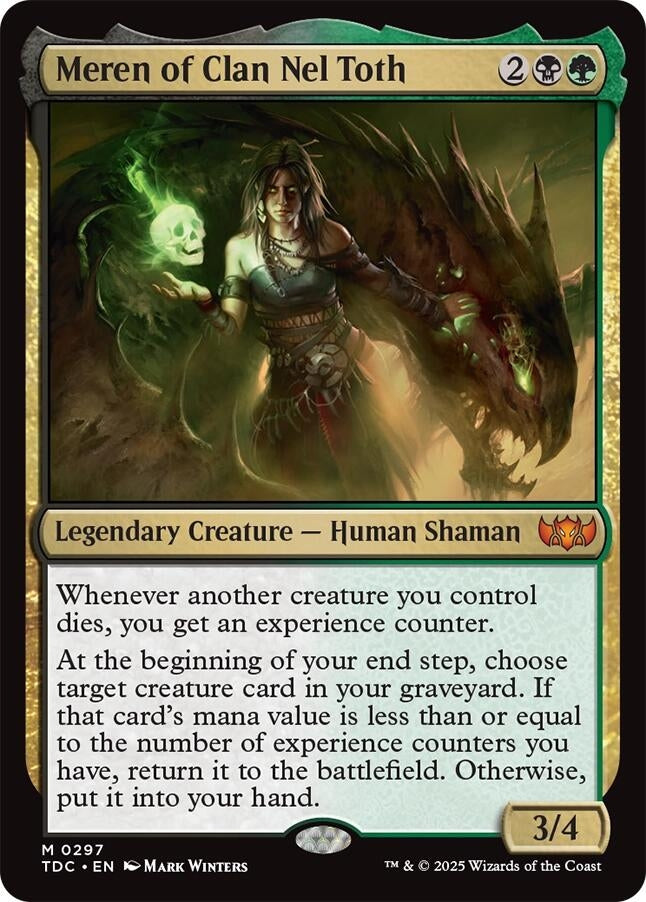Image for Meren of Clan Nel Toth (Commander: Tarkir: Dragonstorm) (297) - Magic: The Gathering