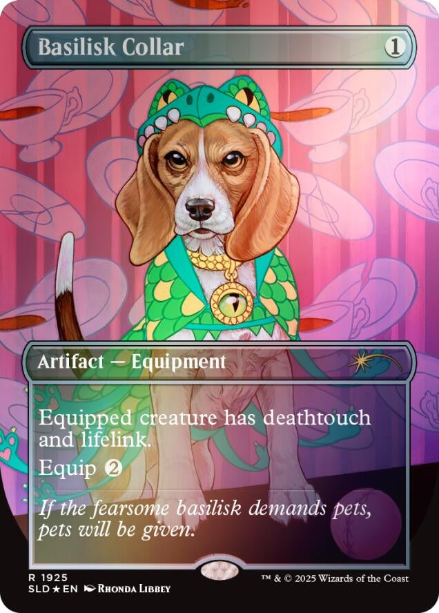 Image for Basilisk Collar (1925) (Rainbow Foil) (Secret Lair Drop Series) (1925) - Magic: The Gathering
