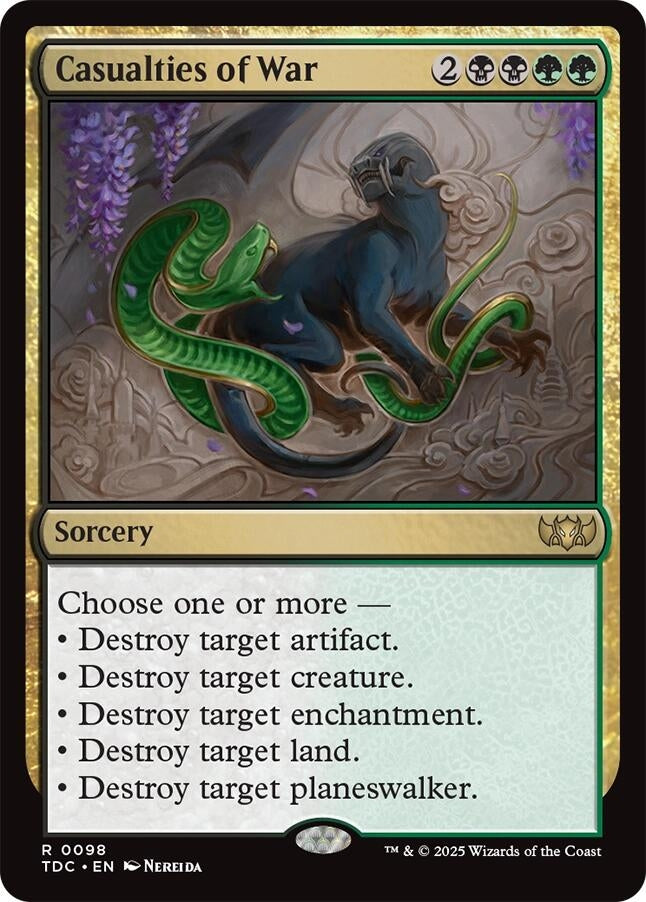 Image for Casualties of War (Commander: Tarkir: Dragonstorm) (98) - Magic: The Gathering