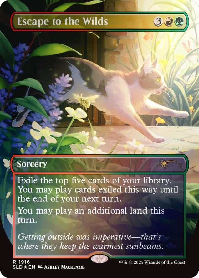 Image for Escape to the Wilds (1916) (Rainbow Foil) (Secret Lair Drop Series) (1916) - Magic: The Gathering