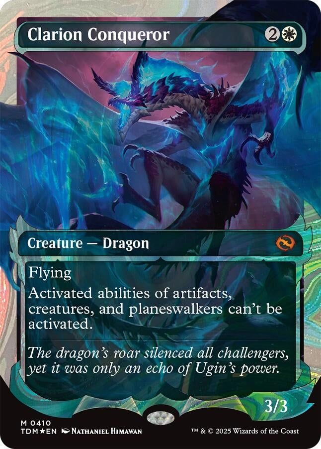 Image for Clarion Conqueror (Showcase) (Halo Foil) (Tarkir: Dragonstorm) (410) - Magic: The Gathering