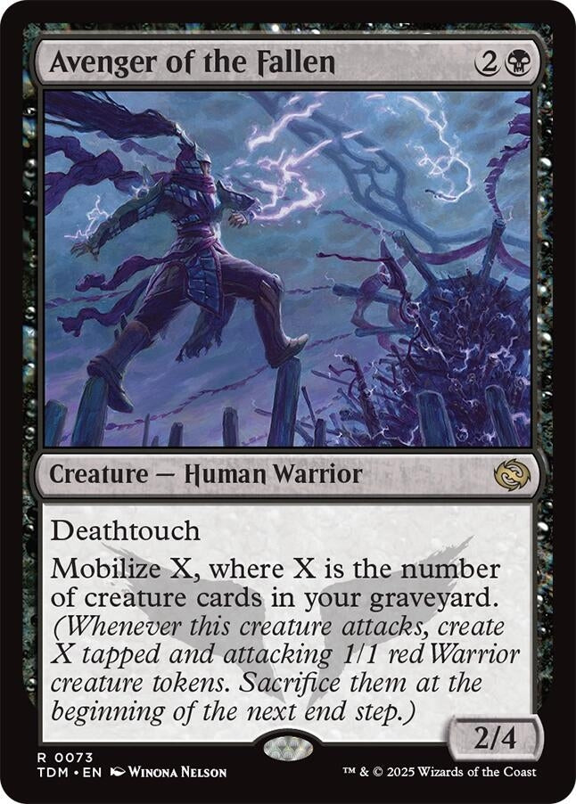Image for Avenger of the Fallen (Tarkir: Dragonstorm) (73) - Magic: The Gathering