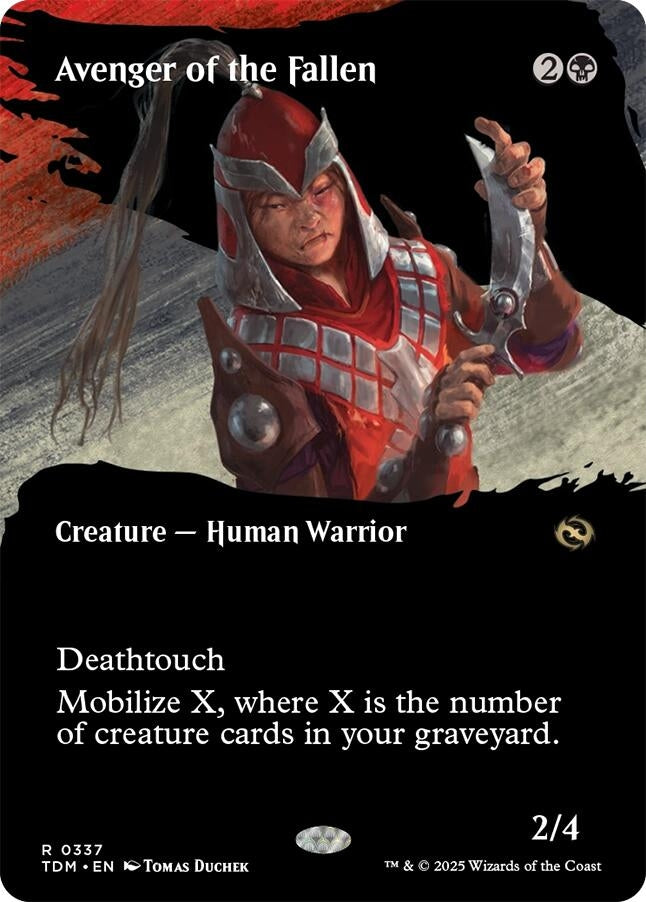 Image for Avenger of the Fallen (Borderless) (Tarkir: Dragonstorm) (337) - Magic: The Gathering