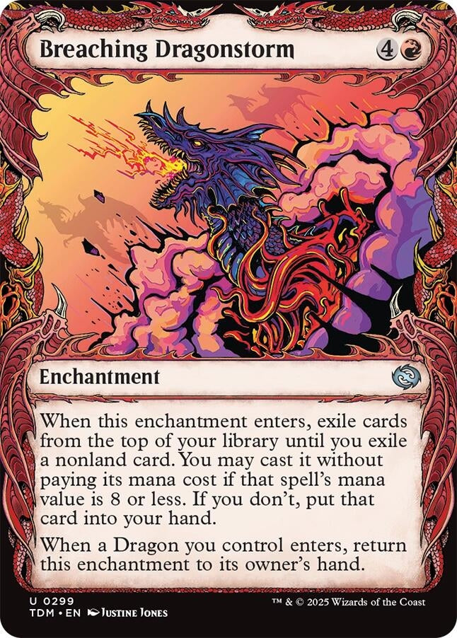 Image for Breaching Dragonstorm (Showcase) (Tarkir: Dragonstorm) (299) - Magic: The Gathering