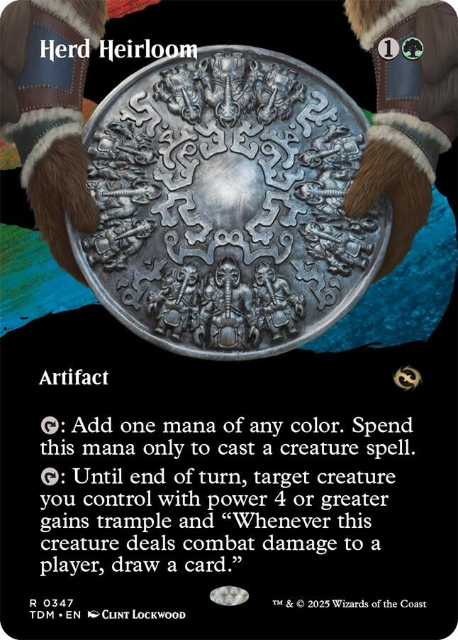 Image for Herd Heirloom (Borderless) (Tarkir: Dragonstorm) (347) - Magic: The Gathering