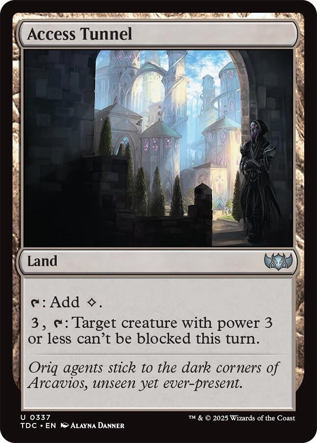 Image for Access Tunnel (Commander: Tarkir: Dragonstorm) (337) - Magic: The Gathering