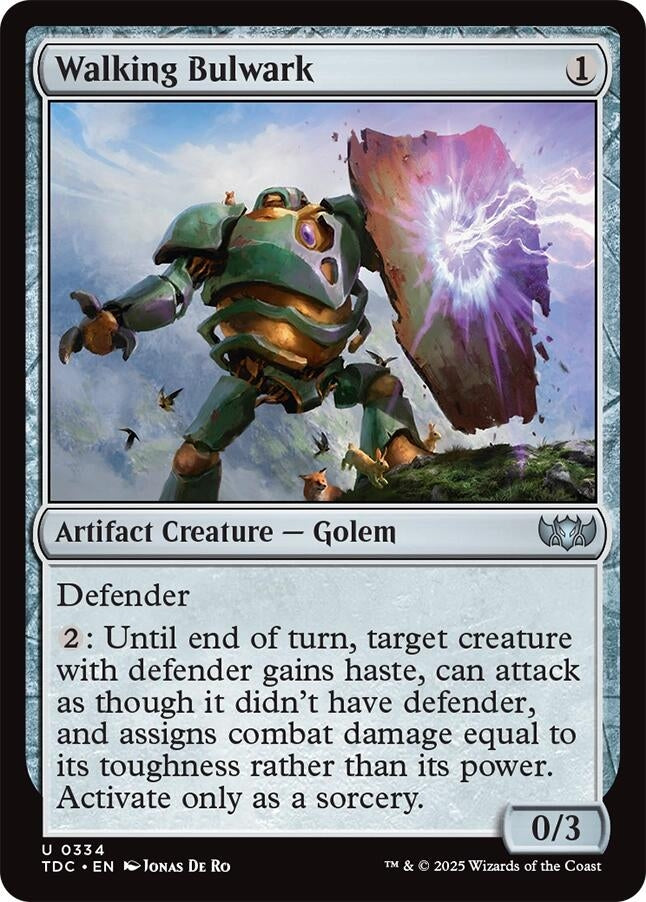 Image for Walking Bulwark (Commander: Tarkir: Dragonstorm) (334) - Magic: The Gathering