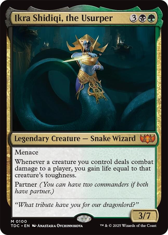 Image for Ikra Shidiqi, the Usurper (Commander: Tarkir: Dragonstorm) (100) - Magic: The Gathering