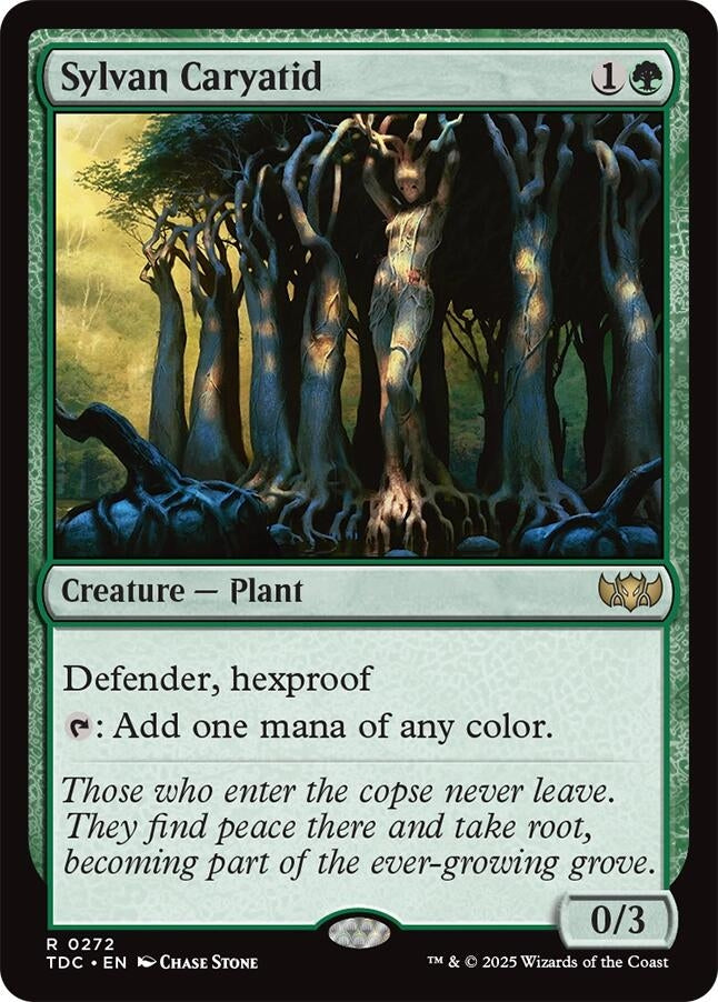 Image for Sylvan Caryatid (Commander: Tarkir: Dragonstorm) (272) - Magic: The Gathering