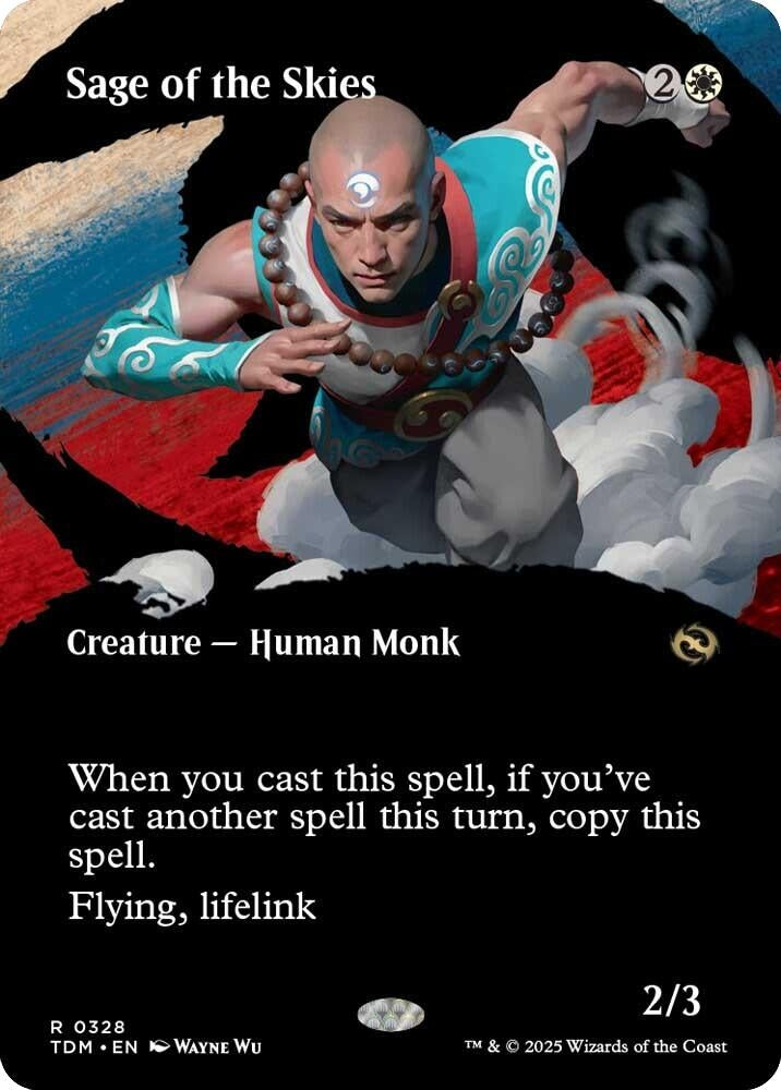 Image for Sage of the Skies (Borderless) (Tarkir: Dragonstorm) (328) - Magic: The Gathering