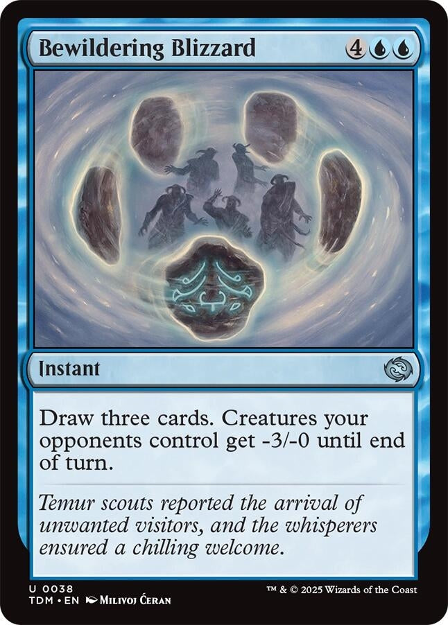 Image for Bewildering Blizzard (Tarkir: Dragonstorm) (38) - Magic: The Gathering