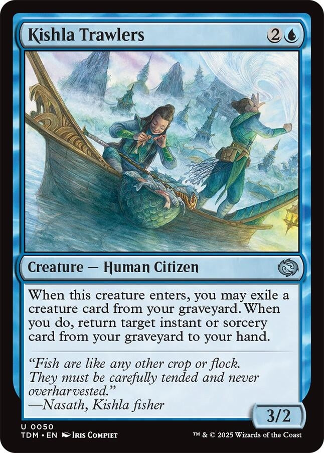 Image for Kishla Trawlers (Tarkir: Dragonstorm) (50) - Magic: The Gathering