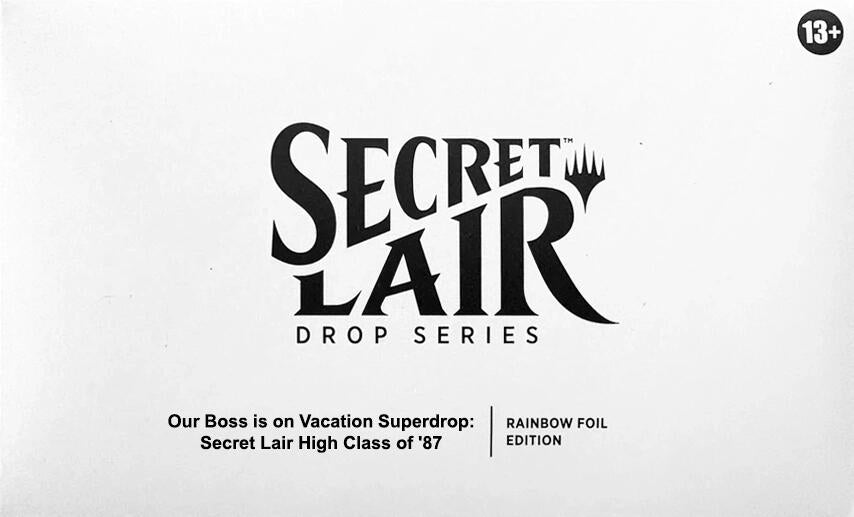 Image for Secret Lair Drop: Our Boss is on Vacation Superdrop: Secret Lair High Class of '87 - Rainbow Foil Edition - Magic: The Gathering