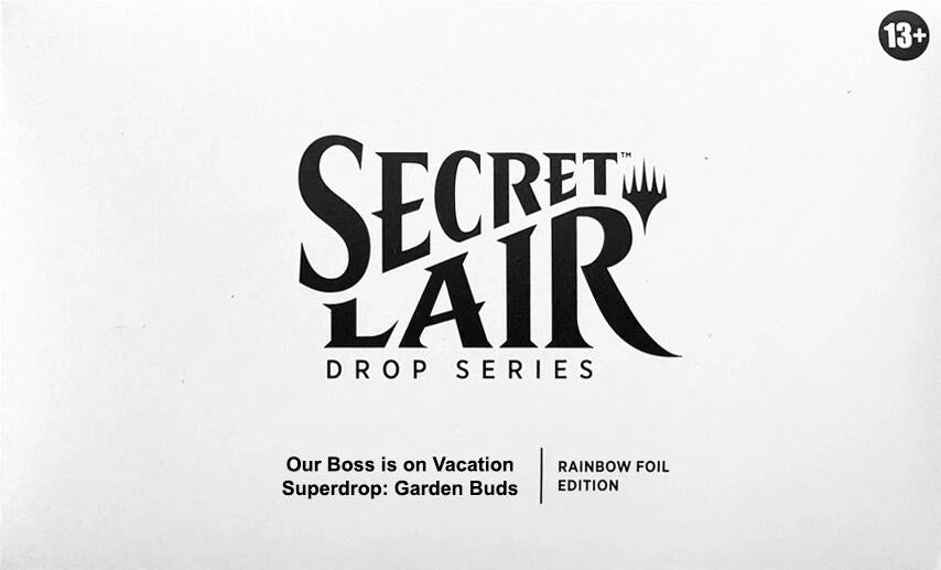 Image for Secret Lair Drop: Our Boss is on Vacation Superdrop: Garden Buds - Rainbow Foil Edition - Magic: The Gathering