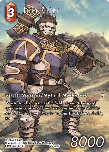 Image for Iron Eater (Full Art) (Tears of the Planet) (25-002C) - Final Fantasy TCG