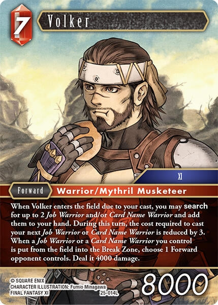 Image for Volker (Tears of the Planet) (25-014L) - Final Fantasy TCG