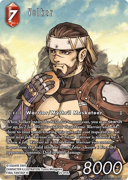 Image for Volker (Full Art) (Tears of the Planet) (25-014L) - Final Fantasy TCG