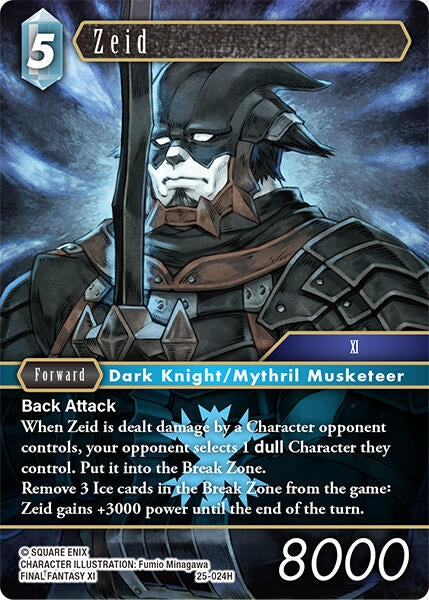 Image for Zeid (Tears of the Planet) (25-024H) - Final Fantasy TCG