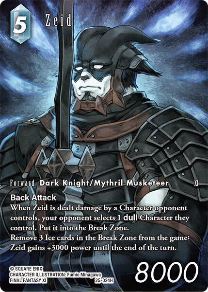 Image for Zeid (Full Art) (Tears of the Planet) (25-024H) - Final Fantasy TCG