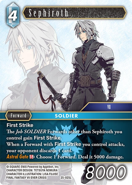 Image for Sephiroth (Tears of the Planet) (25-025L) - Final Fantasy TCG