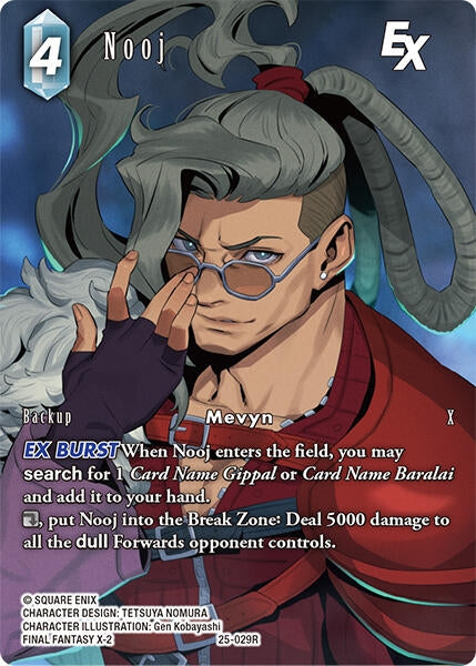 Image for Nooj EX (Full Art) (Tears of the Planet) (25-029R) - Final Fantasy TCG