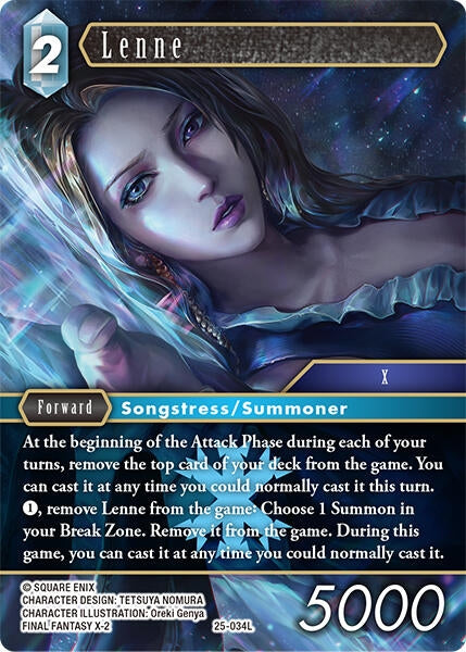 Image for Lenne (Tears of the Planet) (25-034L) - Final Fantasy TCG