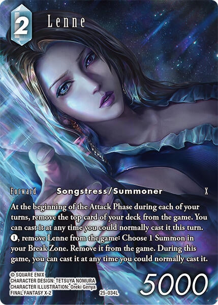 Image for Lenne (Full Art) (Tears of the Planet) (25-034L) - Final Fantasy TCG