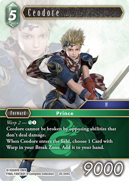 Image for Ceodore (Tears of the Planet) (25-044C) - Final Fantasy TCG