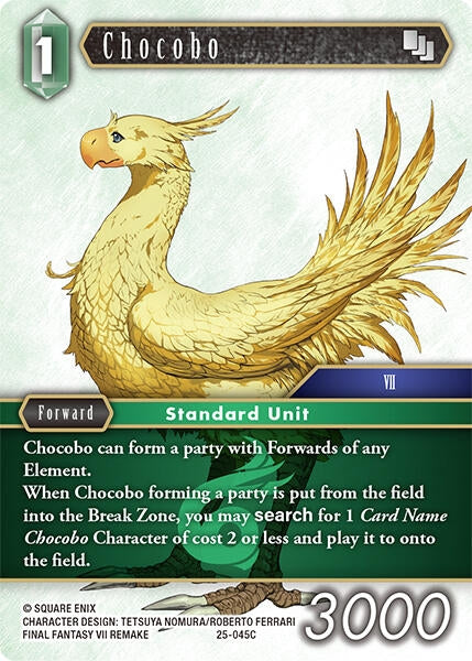 Image for Chocobo (Tears of the Planet) (25-045C) - Final Fantasy TCG