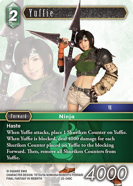 Image for Yuffie (Tears of the Planet) (25-049C) - Final Fantasy TCG