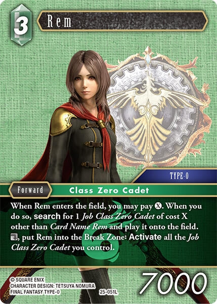 Image for Rem (Tears of the Planet) (25-051L) - Final Fantasy TCG