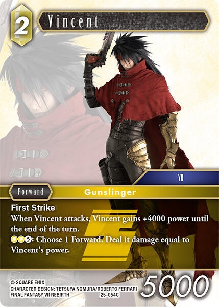 Image for Vincent (Tears of the Planet) (25-054C) - Final Fantasy TCG