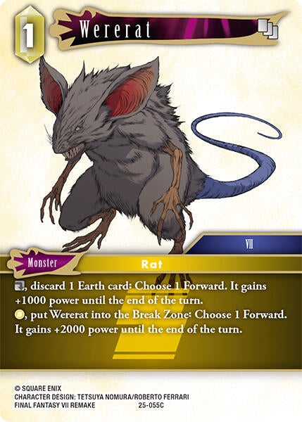 Image for Wererat (Tears of the Planet) (25-055C) - Final Fantasy TCG