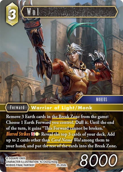 Image for Wol (Tears of the Planet) (25-056L) - Final Fantasy TCG