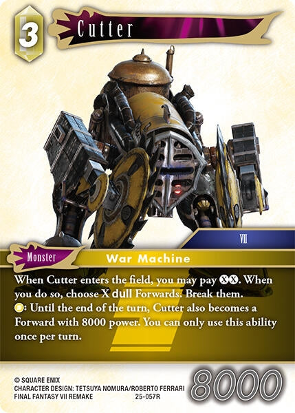 Image for Cutter (Tears of the Planet) (25-057R) - Final Fantasy TCG