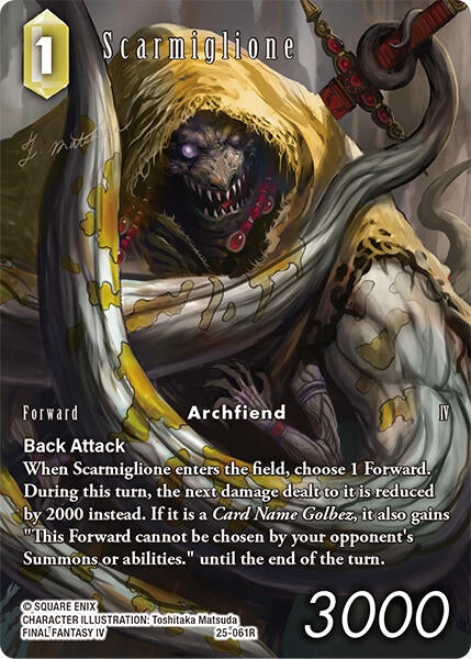 Image for Scarmiglione (Full Art) (Tears of the Planet) (25-061R) - Final Fantasy TCG