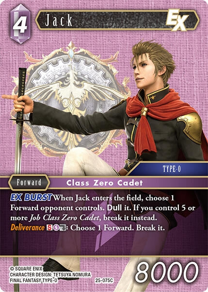 Image for Jack EX (Tears of the Planet) (25-075C) - Final Fantasy TCG